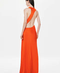 MISHA The Harlow Satin Dress Chili - Dresses