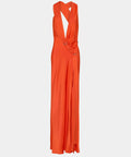 MISHA The Harlow Satin Dress Chili - Dresses