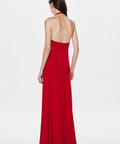 Misha The Jennifer Cupro Maxi Dress Cherry Red Size XS / AU 6 - 6 / Red - Dresses
