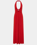 Misha The Jennifer Cupro Maxi Dress Cherry Red Size XS / AU 6 - 6 / Red - Dresses