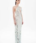 Misha The Mirror Bead Dress in Mint - 8 / Mint - Dresses