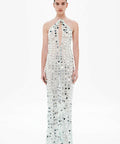 Misha The Mirror Bead Dress in Mint - 8 / Mint - Dresses