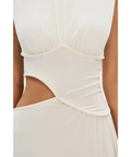 Misha The Sierra Jersey Gown Ivory White Size AU 12 - 12 / White - Dresses