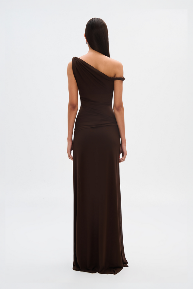 misha sisal mesh dress Misha The Sisal Mesh Dress Brown Size 8 10 & 12