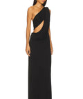 MISHA The Solstice Cupro Dress Black - 8 / Black - Dresses