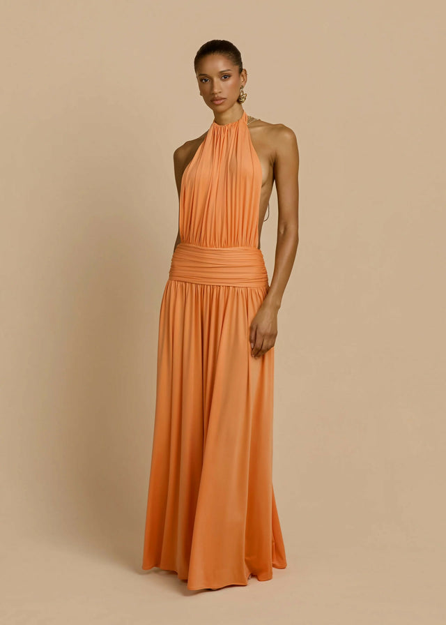 Arcina Ori Santina Dress Tangerine Size 8