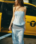 Mode Mischief Sheer Panel Dress Jellyfish - Dresses