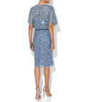 Montique Alinda Hand Beaded Dress Sky Blue Size AU 8 - 8 / Blue - Dresses