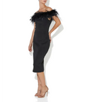 Montique Charlie Cocktail Dress - 8 / Black - Dresses