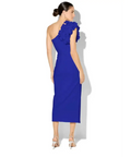 Montique Melody Sapphire One Shoulder Dress Sapphire Blue Size AU 8 - 8 / Blue - Dresses