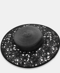 Morgan & Taylor Chloe Racewear Boater in Black - Black - Headwear