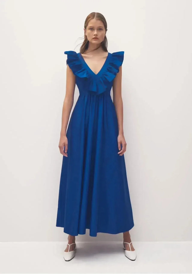 Morrison Zeta Midi Dress Cobalt Size 3 / AU 12 - 12 / Blue - Dresses