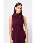 Mossman - Cosmic Maxi Dress - Cherry Laquer - Dresses