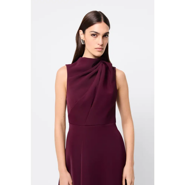 Mossman - Cosmic Maxi Dress - Cherry Laquer - Dresses