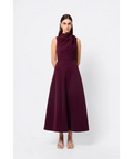 Mossman - Cosmic Maxi Dress - Cherry Laquer - Dresses
