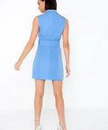 Mossman Make a Move Mini Dress - 6 / Blue - Dresses