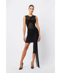 Mossman Rebound Mini Dress Black Size AU 8 - 8 / Black - Dresses