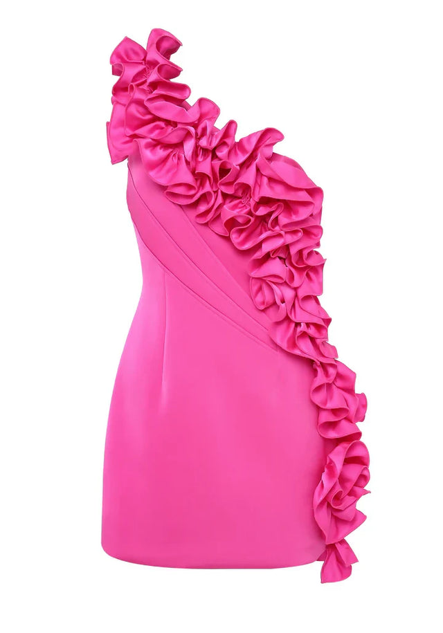Mossman Revelations Mini Dress Fuchsia Size 14