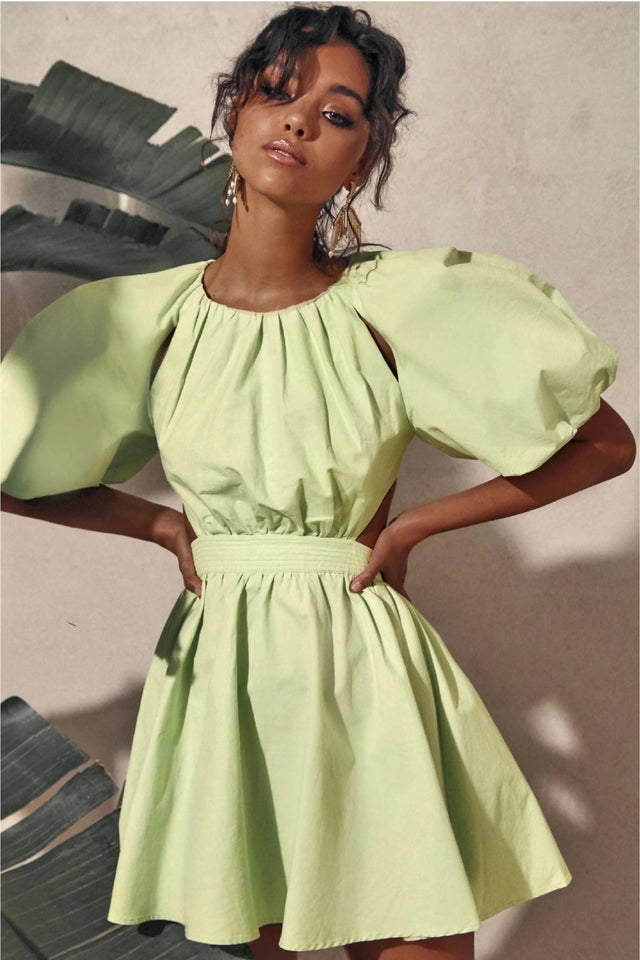 Mossman Seahaze Dress - 10 / Green - Dresses