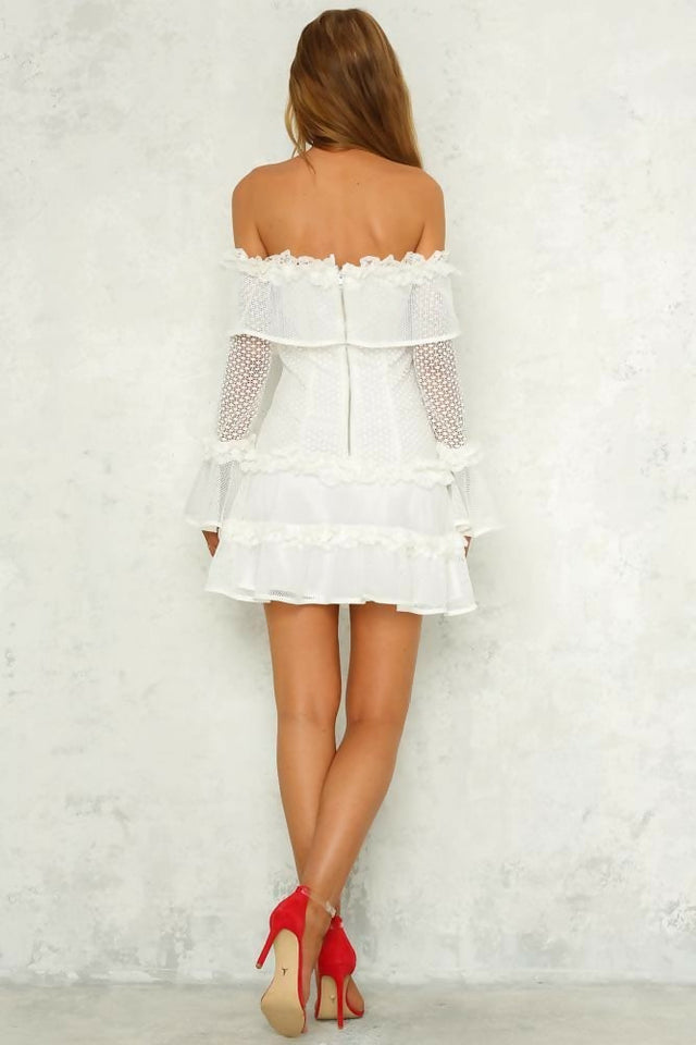 Mossman The Mood Swing Dress White Size 12 - 12 / White - Dresses