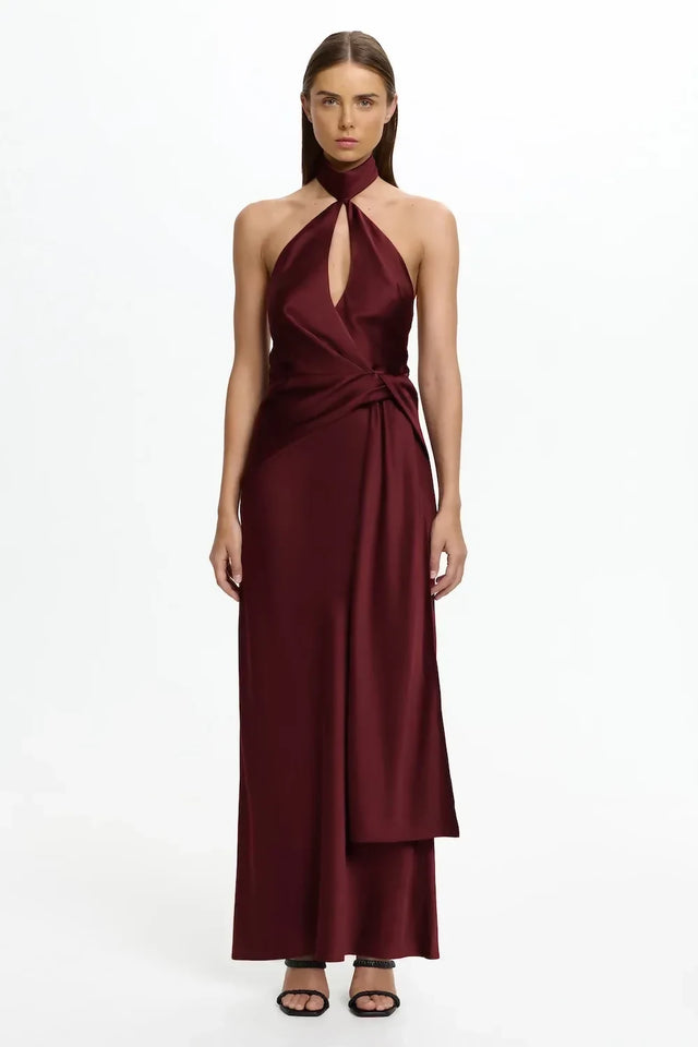 Significant Other Daira Maxi Dress - Burgundy