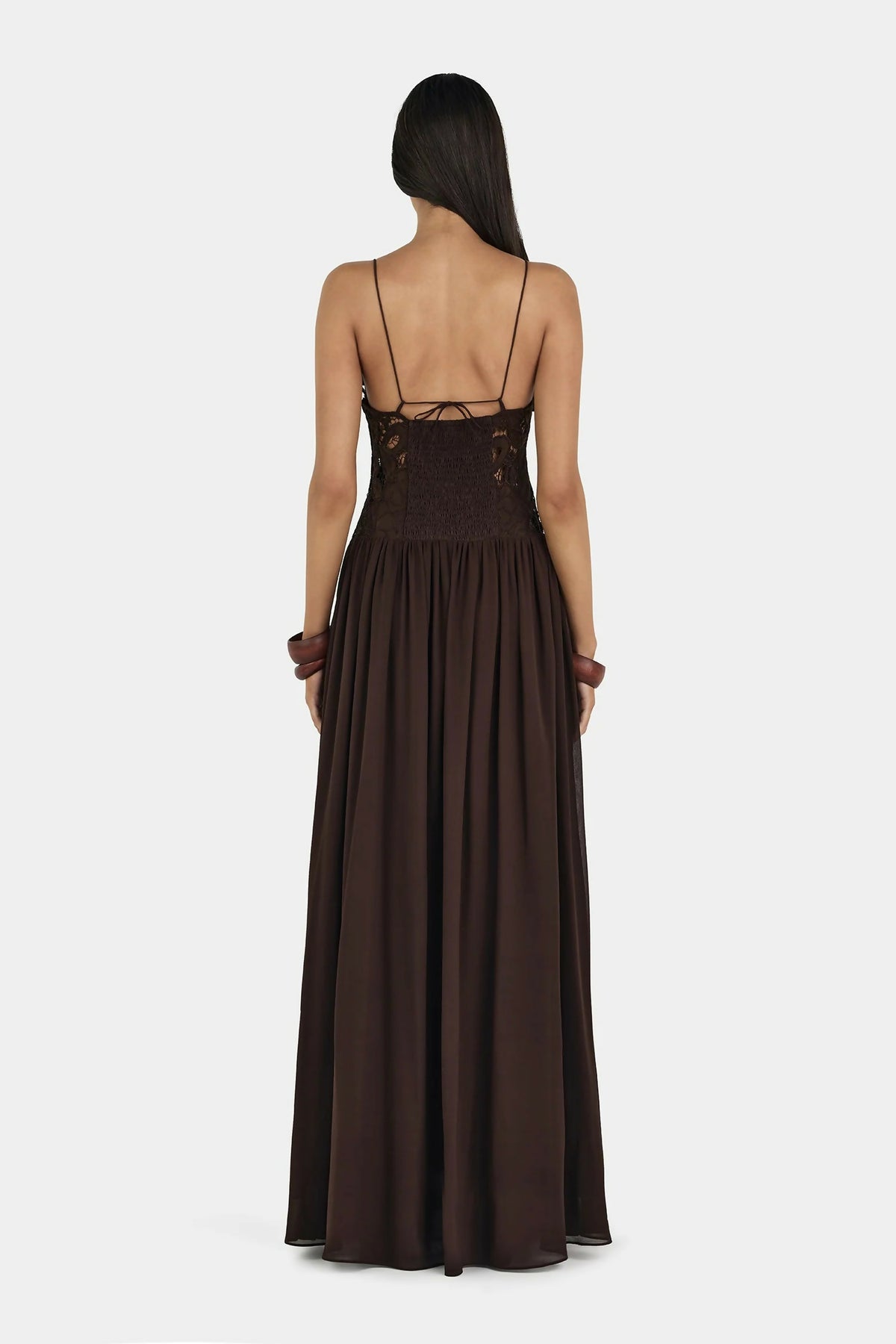 Hansel and Gretel Stephanie Maxi Dress Cedar Brown Size 8 – view 3