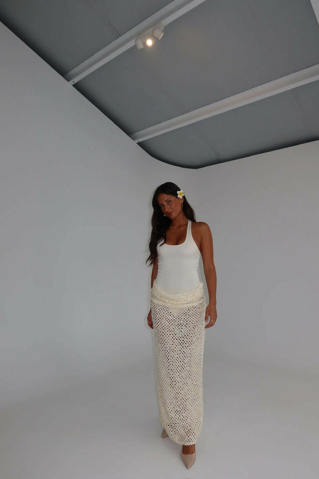Benni Ariel Maxi Dress in Shell