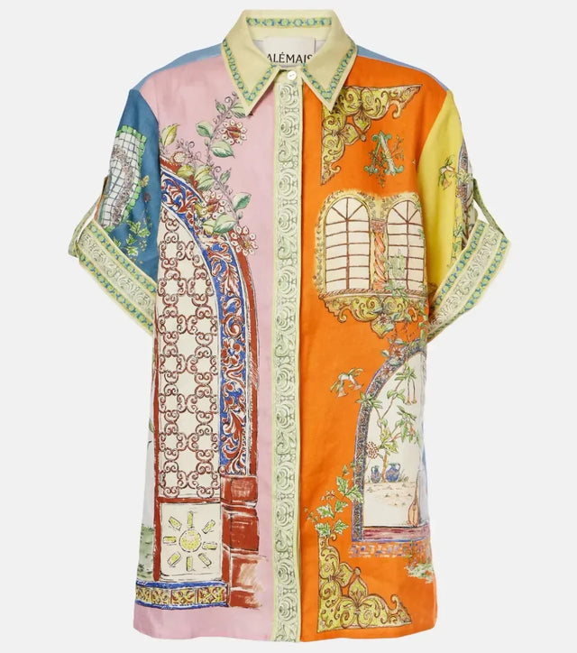 ALEMAIS Monte Shirt and Shorts Set Size 8 & 10 AU