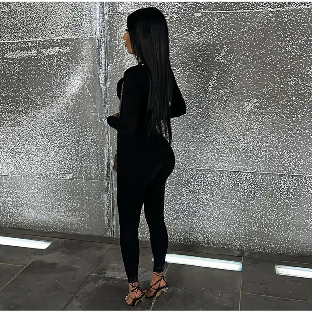 Naked Wardrobe ‘All Body’ Jumpsuit - XS / Black - Dresses