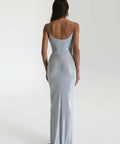 Natalie Rolt Allora Silver Gown - 6 / Silver - Dresses