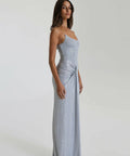 Natalie Rolt Allora Silver Gown - 6 / Silver - Dresses