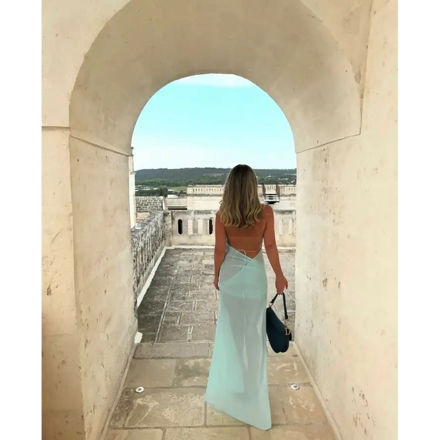 Natalie Rolt Anastasia Dress - 6 / Blue - Dresses
