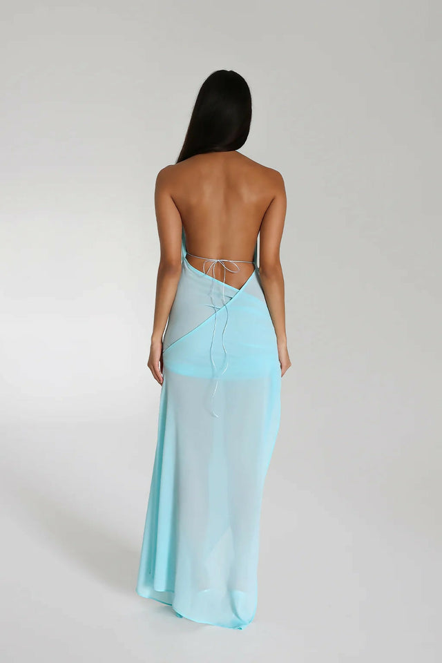 Natalie Rolt Anastasia Dress - 6 / Blue - Dresses