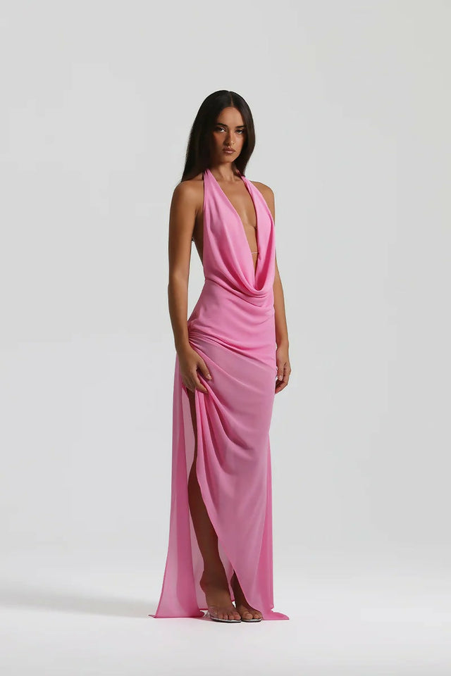 Natalie Rolt Anastasia Dress - 8 / Pink - Dresses