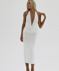 Natalie Rolt Arabella Midi Dress White - Dresses