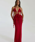 Natalie Rolt Ariel Gown Cherry - 8 / Red - Dresses