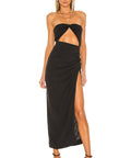 Natalie Rolt Aston Midi Black - 8 / Black - Dresses