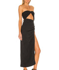 Natalie Rolt Aston Midi Black - 8 / Black - Dresses