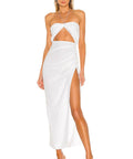 Natalie Rolt Aston Midi Dress - 6 / White - Dresses