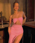 Natalie Rolt Aston Midi Pink - Dresses