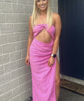 Natalie Rolt Aston Midi Pink - Dresses