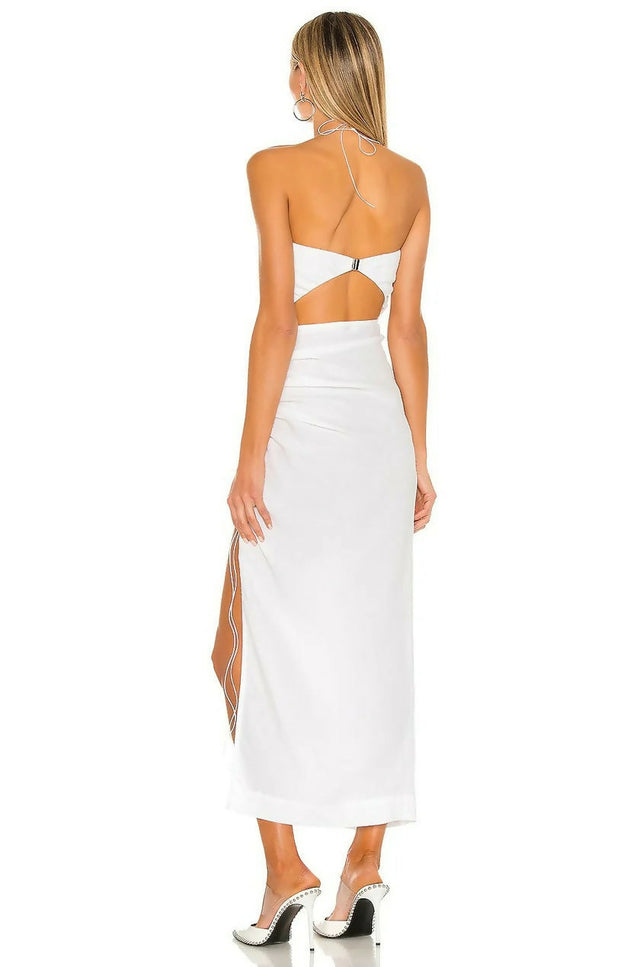 Natalie Rolt Aston Midi White - 6 / White - Dresses
