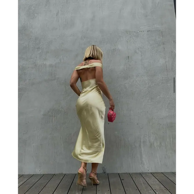 Natalie Rolt Bridget Dress - 6 / Yellow - Dresses