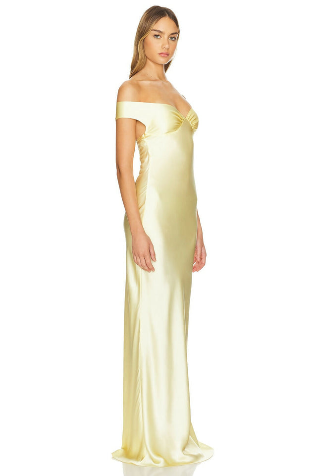 Natalie Rolt Bridget Dress - Lemon | Passion For Fashion