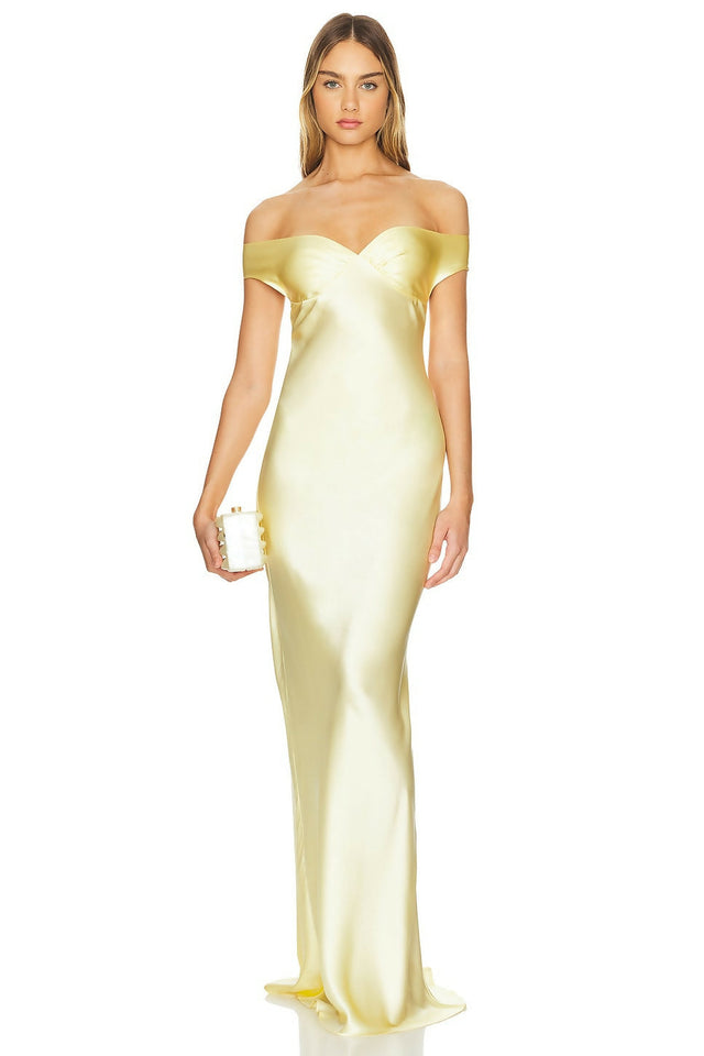 Natalie Rolt Bridget Dress - Lemon - 8 / Yellow - Dresses