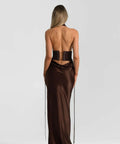 Natalie Rolt Bronte Top Evelyn Skirt Brown - Outfit Sets