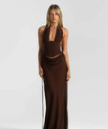 Natalie Rolt Bronte Top Evelyn Skirt Brown - Outfit Sets