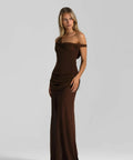 Natalie Rolt Cadence Gown Brown - Dresses