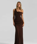 Natalie Rolt Cadence Gown Brown - Dresses