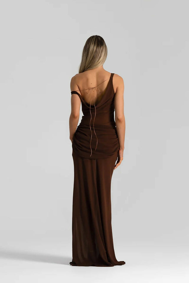 Natalie Rolt Candence Gown Espresso - Dresses
